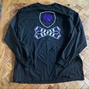 MLS Orlando City SC Scarf long sleeve shirt XL black
